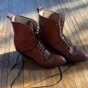 Vintage dead stock kiltie roper boots
